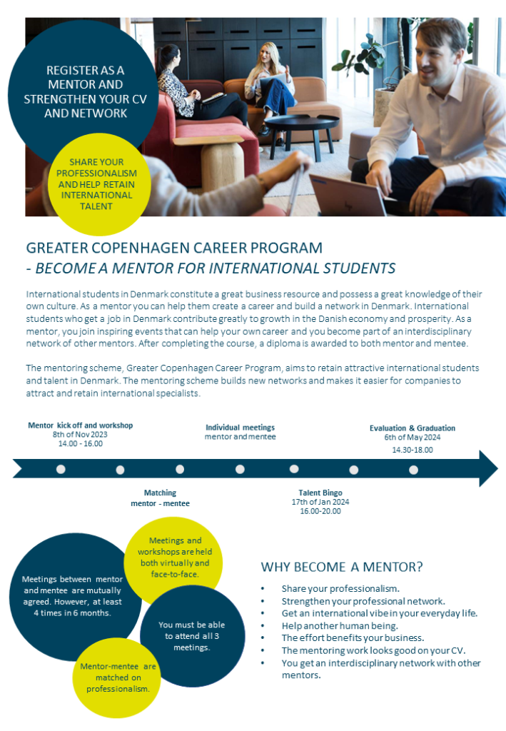 Join Greater Copenhagens Mentor Program For International Students In 